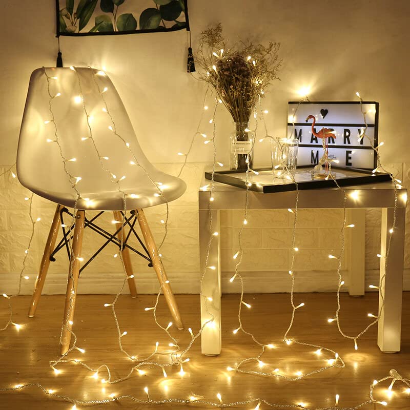 Quace 12 Meter (36 Feet) Decorative 42 Warm White LED String Light
