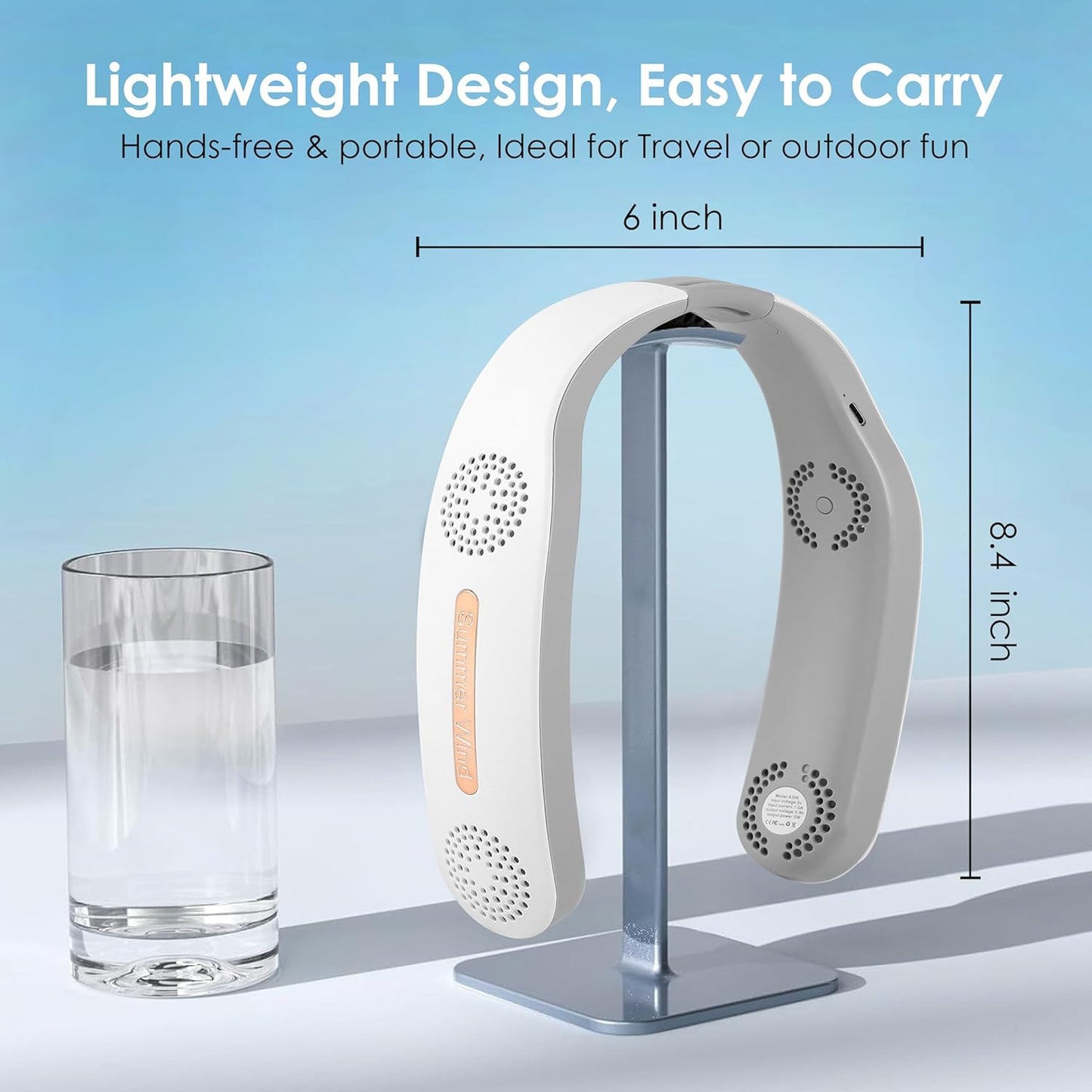 360° Quad-Turbo Personal Cooling System