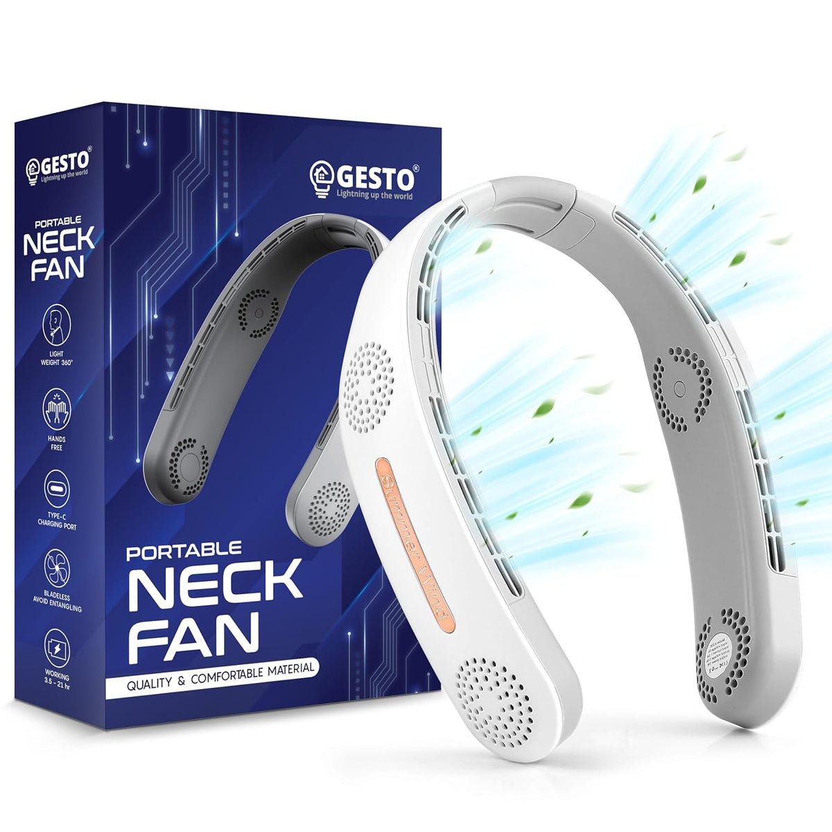 360° Quad-Turbo Personal Cooling System